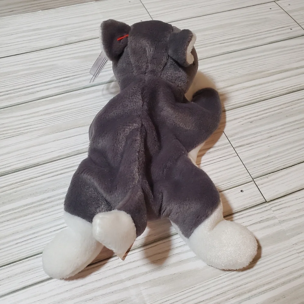 TY Beanie Baby - NANOOK‎ the Husky (7.5 inch) - MWMTs Stuffed Animal Toy
